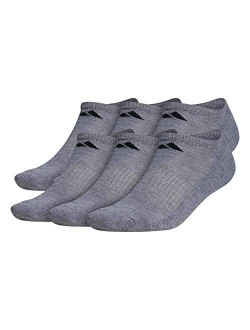 mens Athletic Cushioned No Show Socks (6-pair)