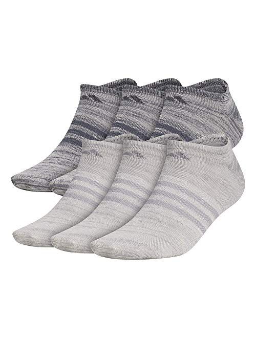 adidas mens Superlite No Show Socks (6-pair)