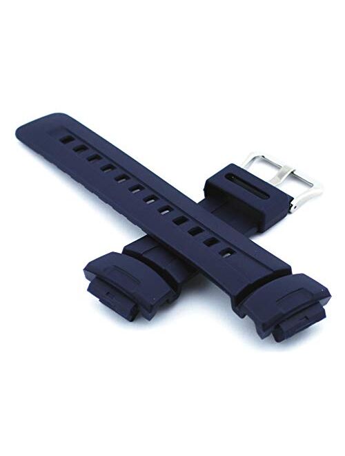 Casio Genuine Replacement Strap for G Shock Watch Model G-100-2B, G-2310-2V, G-2400-2V, G-100-2BV