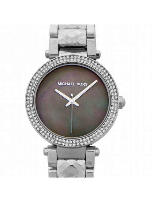 Michael Kors Women's Parker MK6424 Silver Stainless-Steel Japanese Quartz Diving Watch