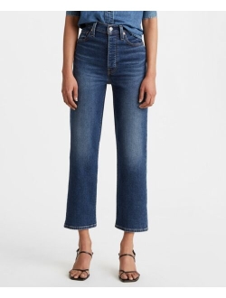 Ribcage Straight-Leg Ankle Jeans