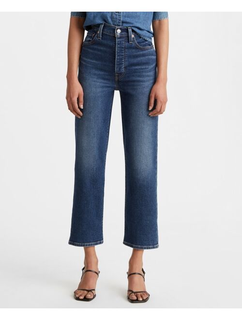 Levi's Ribcage Straight-Leg Ankle Jeans