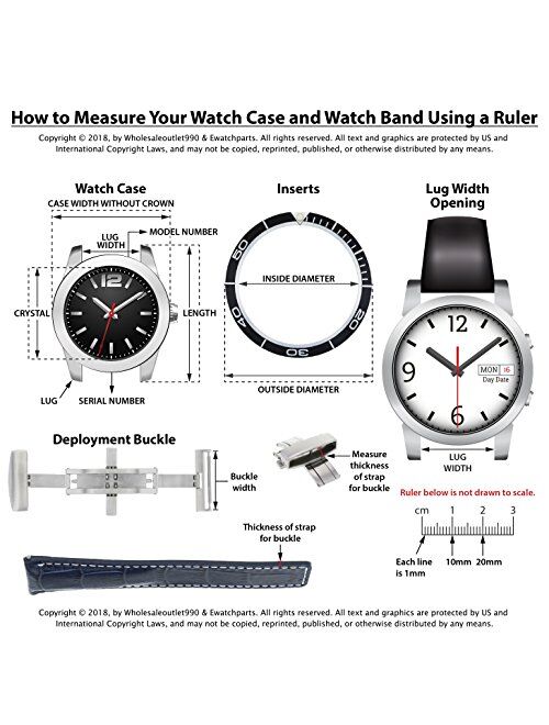 20mm Jubilee Watch Band Bracelet Compatible with Rolex Datejust 16013 16233 16234 Two Tone