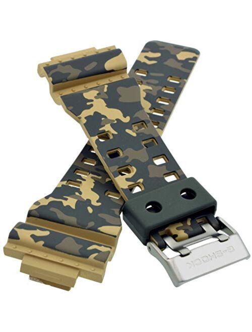 Casio 10507073 Genuine Factory Replacement Camouflage G Shock Band - GA1000CM-5A, GD120CM-5