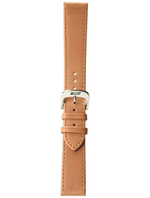 Tissot unisex-adult Leather Calfskin Watch Strap Brown T600042558