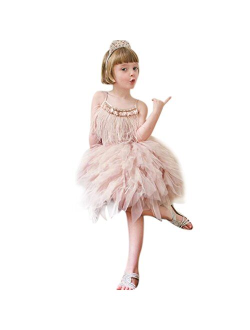 IBTOM CASTLE Girls Long Flower Princess Dresses Graduation Pageant Dance  Gowns : : Clothing, Shoes & Accessories