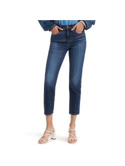 724 High Rise Straight-Leg Crop Jeans