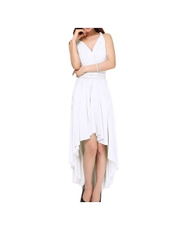 Womens Transformer Evening Dress Maxi Cocktail Wrap Convertible Multi Way Floor Long Formal Gown