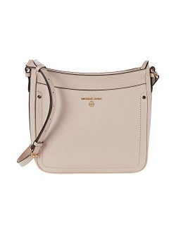 Jet Set Charm Leather Top Zip Crossbody