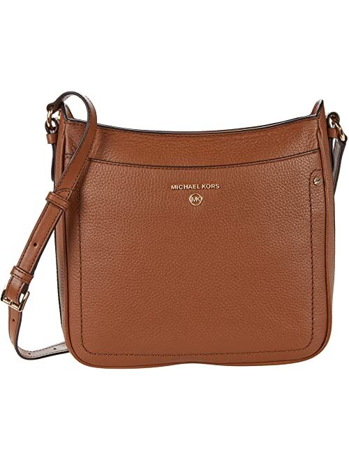 Michael Kors Jet Set Charm Leather Top Zip Crossbody