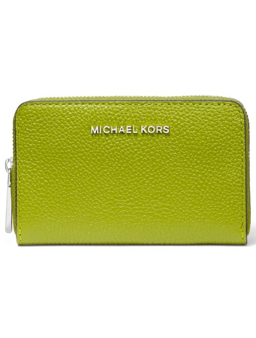 Michael Kors Jet Set Leather Zip-Around Card Case