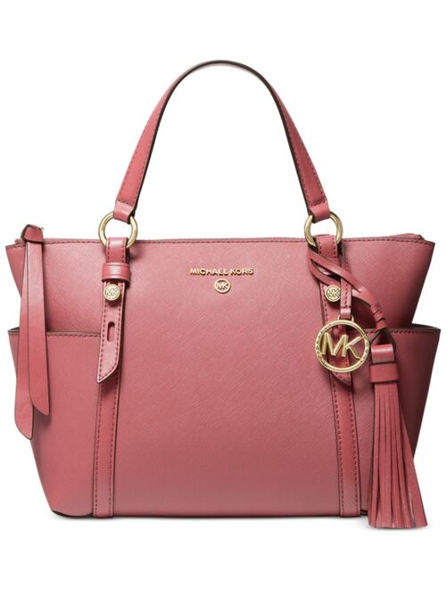 Michael Kors Sullivan Small Convertible Top Zip Leather Tote