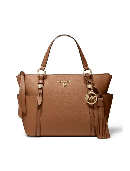 Michael Kors Sullivan Small Convertible Top Zip Leather Tote