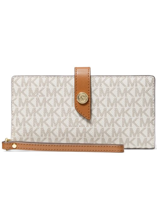 Michael Kors MK Charm Signature Carryall Wristlet