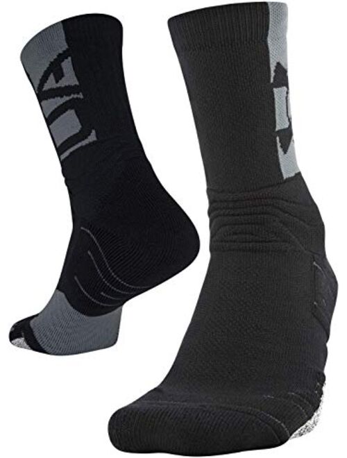 Under Armour Adult Playmaker Mid-Crew Socks, 1-Pair