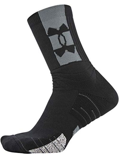 Under Armour Adult Playmaker Mid-Crew Socks, 1-Pair