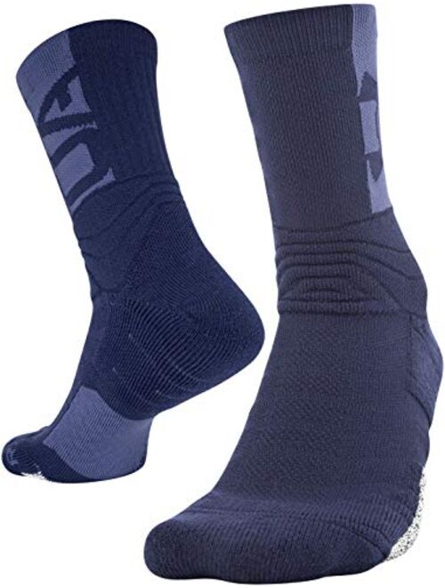 Under Armour Adult Playmaker Mid-Crew Socks, 1-Pair