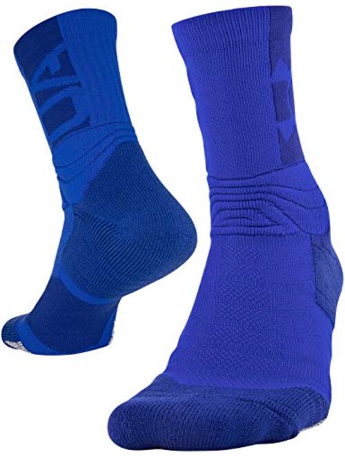 Under Armour Adult Playmaker Mid-Crew Socks, 1-Pair