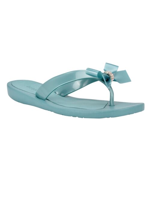 Guess Tutu Bow Flip Flops