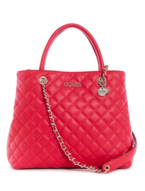 Guess Illy Quilted Society Satchel