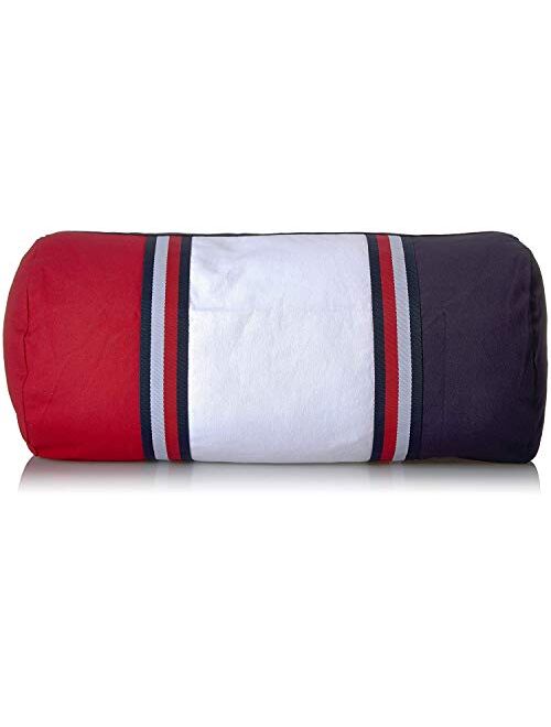 Tommy Hilfiger Patriot Duffle Bag with Wide Navy, Red and White Stripe Handles