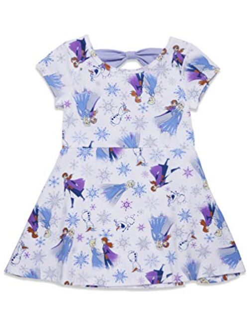 Disney Frozen Girls All-Over Print Summer Dress