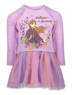 Frozen Girls' Queen Elsa Anna Long Sleeve Fashion Dress