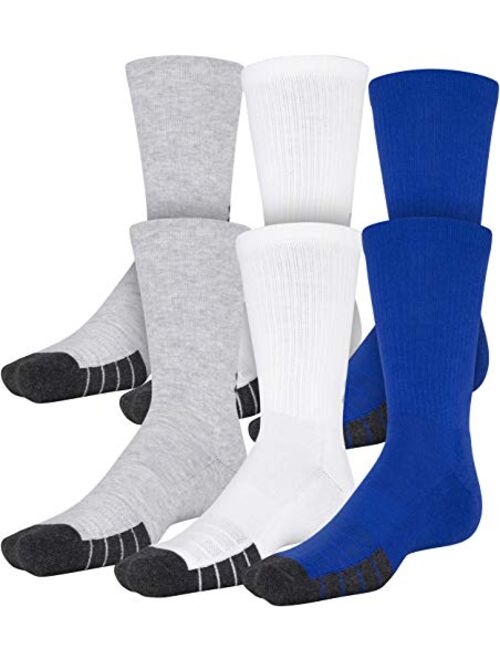 Under Armour Adult Performance Tech Crew Socks (3 and 6 Pack)