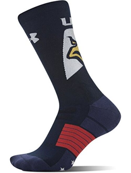 Under Armour Adult Unrivaled Novelty Crew Socks, 1-Pair