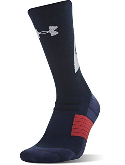 Under Armour Adult Unrivaled Novelty Crew Socks, 1-Pair