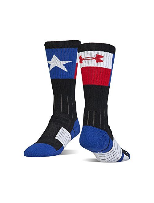 Under Armour Adult Unrivaled Novelty Crew Socks, 1-Pair