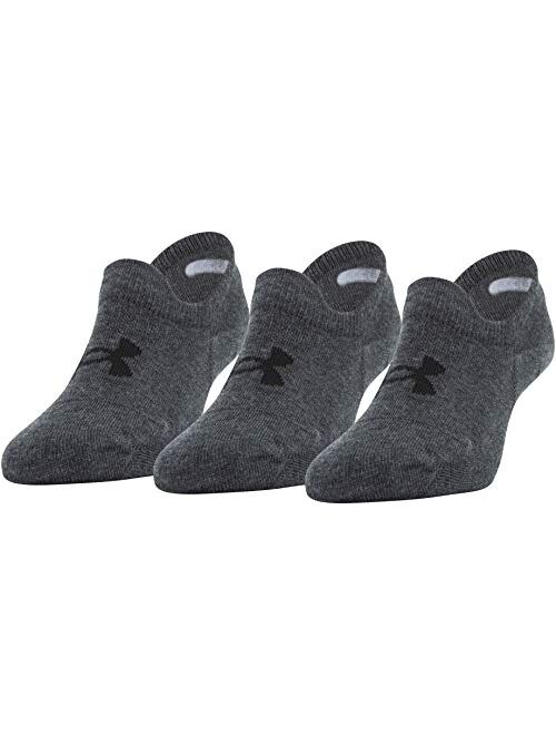 Under Armour Adult Essential Ultra Low Tab Socks, 3-Pairs