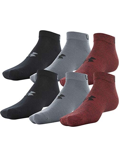 Under Armour Men's Essential Lite Low Cut Socks, 6-Pairs