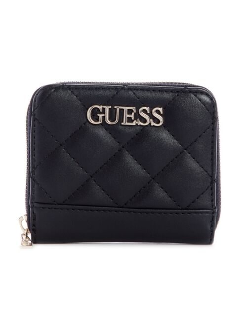 Guess Illy Small Quilted Zip Around Wallet