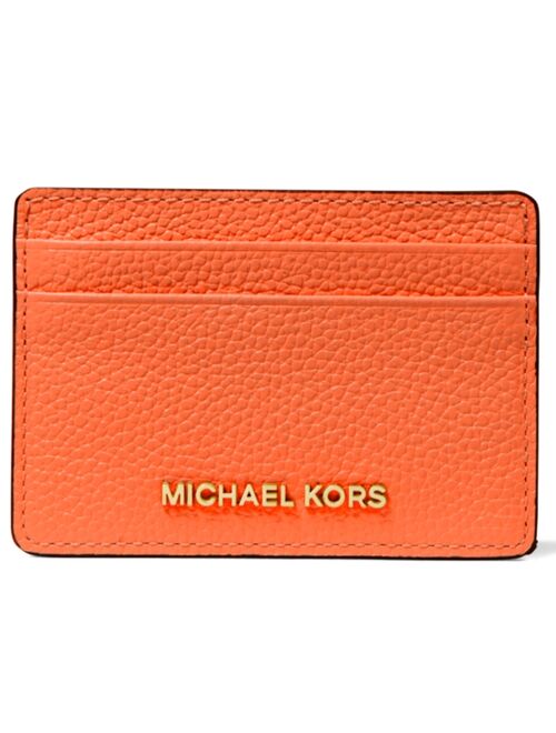 Michael Kors Pebble Leather Card Holder