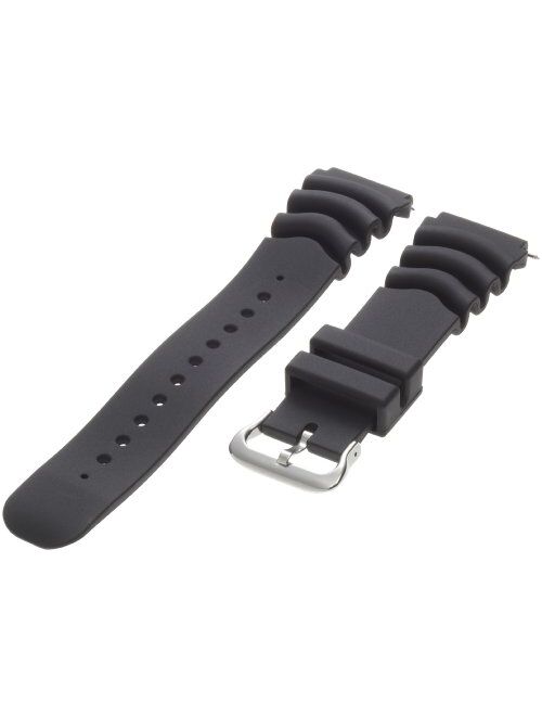 Casio Timex Men's Q7B722 Resin Performance Sport 22mm Black Replacement Watchband