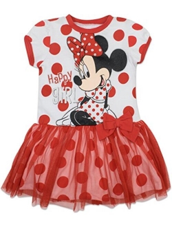 Minnie Mouse Girls' Short Sleeve Tulle Dress