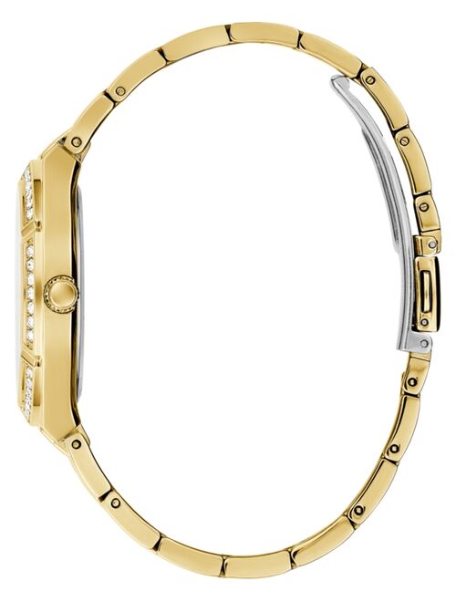 Guess Women's Gold-Tone Stainless Steel Bracelet Watch 36mm