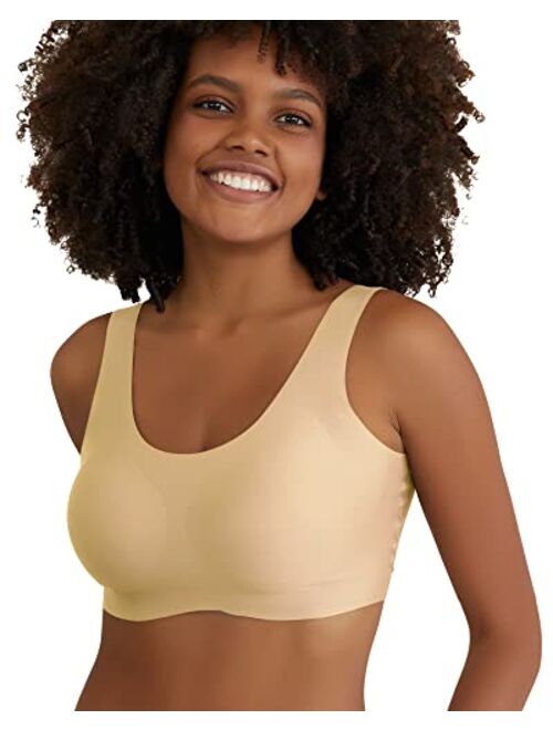 Niidor Women's Seamless Wireless Yoga Bra Thin Soft Comfy Daily Bra Sleep Leisure Bra