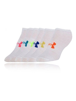 Girls Essential Twist 2.0 No Show Socks (6 Pack)