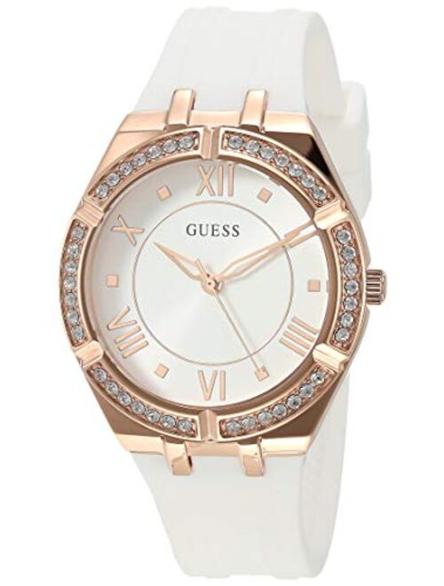 Guess Women's Black Silicone Strap Watch 36mm