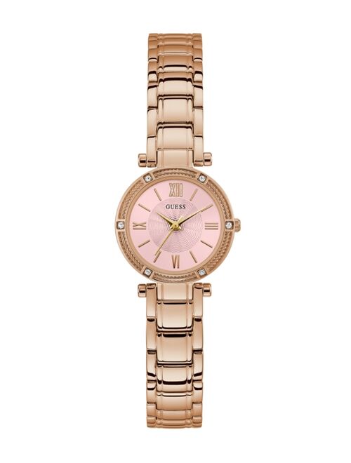 Guess Women's Petite Rose Gold-Tone Watch 25mm