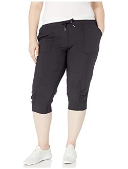 Women's Premium Performance Rib Cuffed Capri Pant (Standard and Plus)