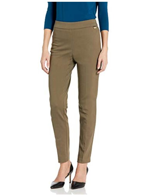 Calvin Klein Women's Pull On Stretch Pants (Standard and Plus)