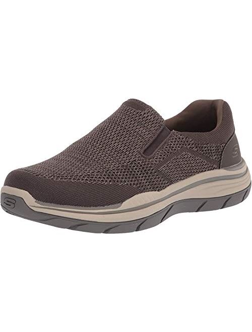 Skechers Men's Expected 2.0-Arago Slip on Canvas Loafer