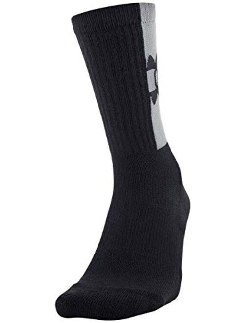 Under Armour womens Game and Practice Crew Socks, 2-pairs