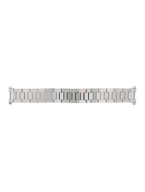 18mm Watch Band Compatible with 35mm Cartier Pasha Watch Solid Stainless Steel Brushed