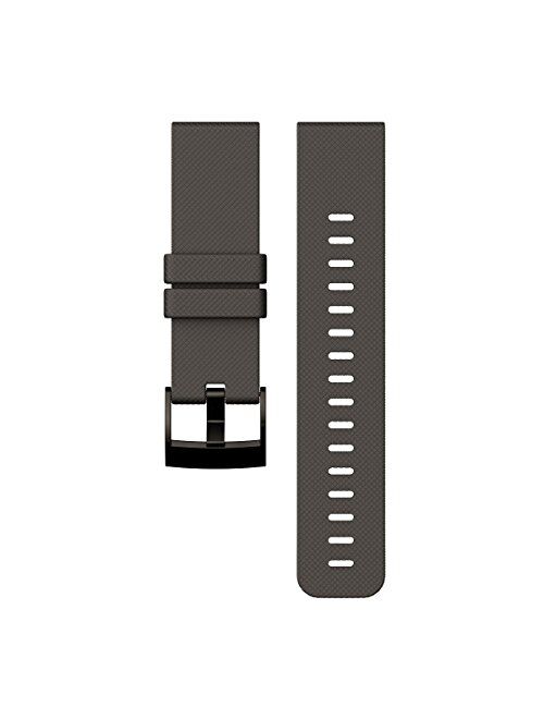 New Suunto Traverse Black Silicone Strap AW16 PVD Brush Buckle Black