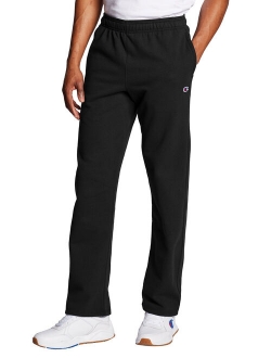 Men's Powerblend Fleece Open Bottom Pants, up to Size 4XL