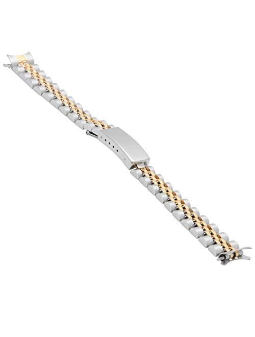 13mm Jubilee Watch Band Bracelet Compatible with Lady Rolex 6900 6917 69173 179173 Two Tone